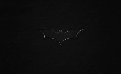 Batman, logo, minimal, dark, background