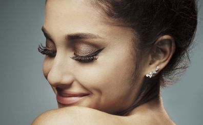Ariana Grande, smile, face