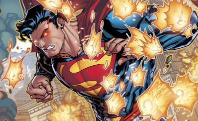 Angry man, superman, comics
