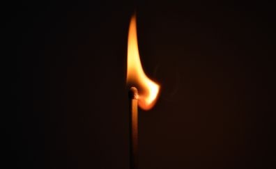 Matchstick, matches, fire flame