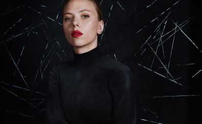 Beautiful, Scarlett Johansson, black dress