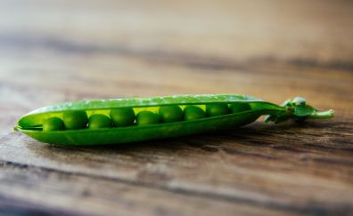 Green pea close up