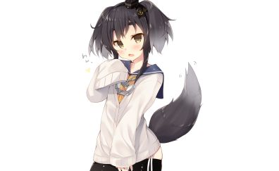 Fox girl, anime, kancolle