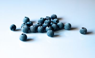 Blueberries, fruits, scatterd, berries, 5k