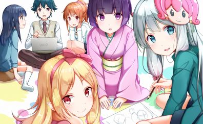 Eromanga-sensei, anime girls