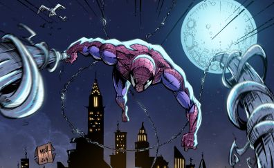Marvel comics, swing, superhero, spider man
