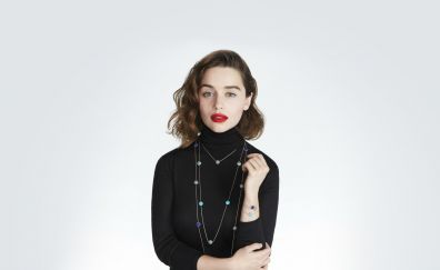 Emilia clarke, black cloths, dior
