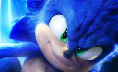 Sonic The Hedgehog, 2022 movie, blue speedster