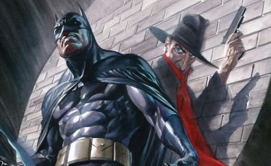 The shadow, batman, dc comics, art