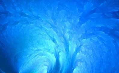 Underwater, pattern, blue structure, 5k