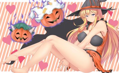 Hot Yukari Yakumo, Touhou, anime, halloween