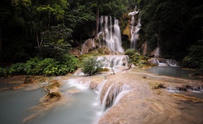 Dalat waterfall, Pongour waterfall, mountain