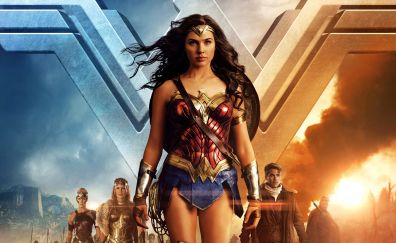 Wonder Woman by Gal Gadot, 2017 movie, 5k