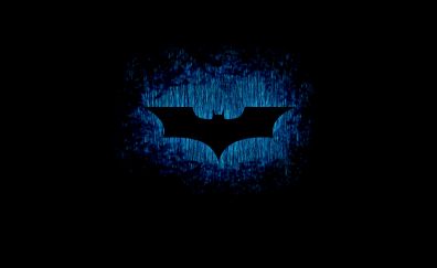 Batman, sign, logo, dark, minimal, 4k