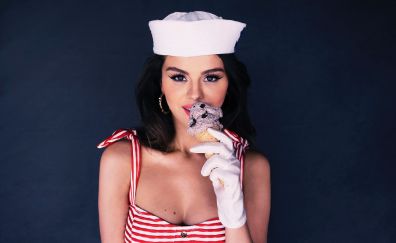 Selena Gomez, 2020, celebrity, ice-cream