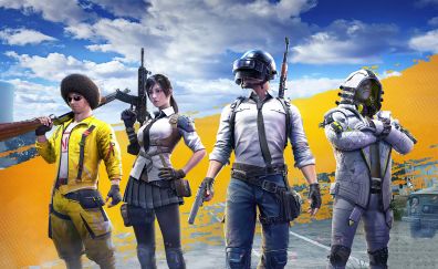 2020 game, PUBG game, main characters