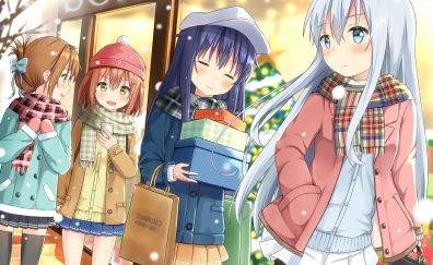 Kantai collection, anime girls, shopping