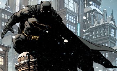 Batman, dark, comics, winter
