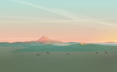 Low poly mountains