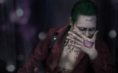 Joker villain from suicide squad movie