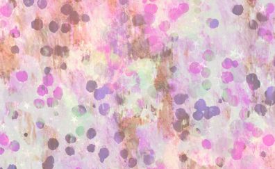 Spots, painting, abstract, texture