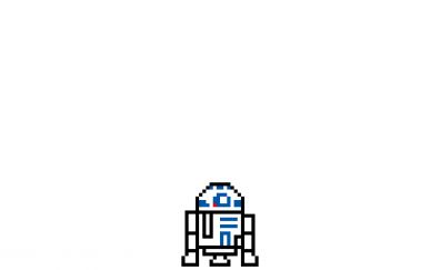 R2-D2, star wars, pixel art