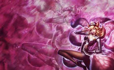 Pink Ahri, League of legends online game