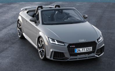 Audi silver white car