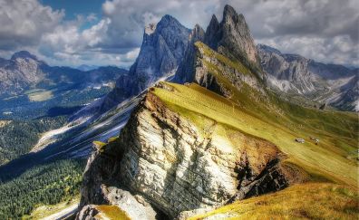 Dolomites, mountains, landscape, nature