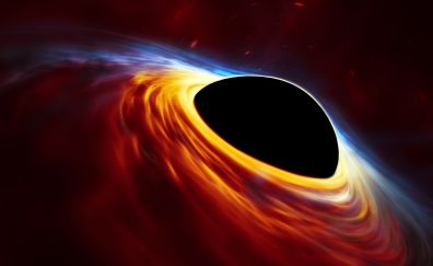 Supermassive, black hole, space, 5k