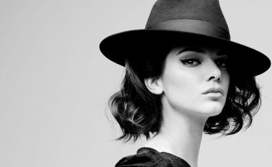 Hat, fashion model, celebrity, Kendall Jenner