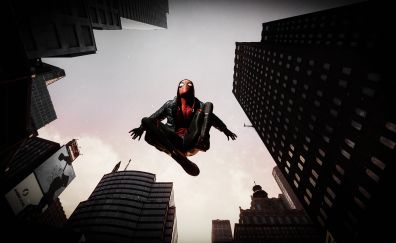PC game, spider-man, jump of miles morales, 2021