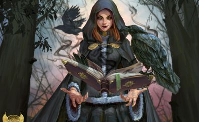 Witch, black magic, book, fantasy