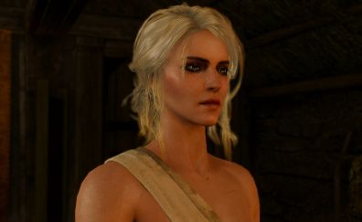 Ciri, beautiful, blonde, girl warrior, The Witcher
