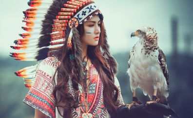 American indian girl