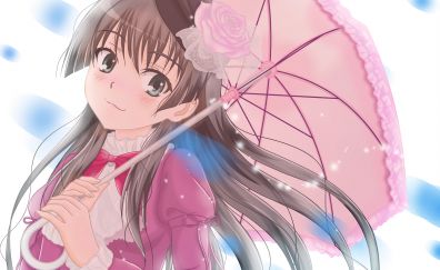 To Aru Kagaku No Railgun, anime, umbrella, anime girl