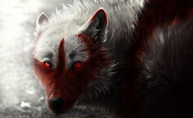 Wolf, Predator, animal, fantasy art