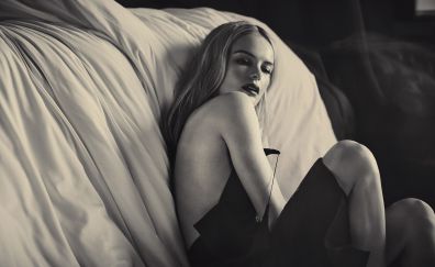 Kate Bosworth, hot actress, monochrome