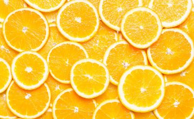 Oranges fruit slices