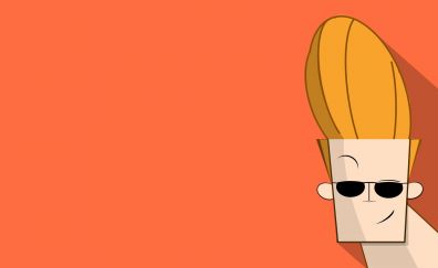 Johnny bravo cartoon network minimalism cartoon sunglasses
