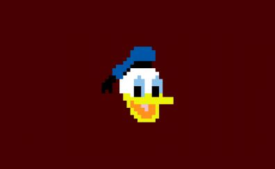 Donald Duck, pixel art