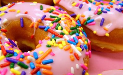 Doughnuts sprinkles food