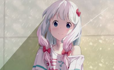 Izumi sagiri, smile, anime girl, anime