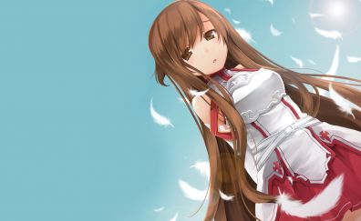 Anime girl, yuuki asuna, sword art online, anime