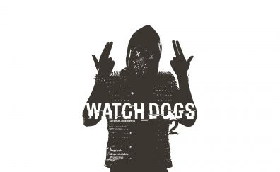 Watch dogs 2 gaming, monochrome