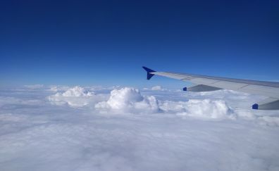 Air view, clouds, nature