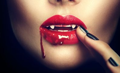 Vampire's lips