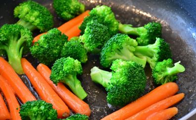 Carrot, green Broccoli, vegetables