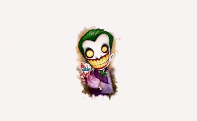 Joker, cartoon, artwork, 4k