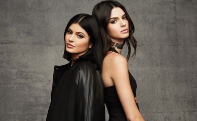 Kylie Jenner, black dress, model